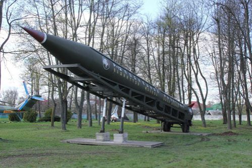 Последняя баллистическая ракета P-12 (SS-4) в г. Пружаны